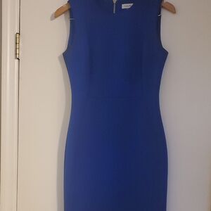 Calvin Klein Women's Royal Blue Midi Dress